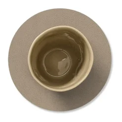 Serene glasonderzetter circle Ø10 cm, Mole Grey