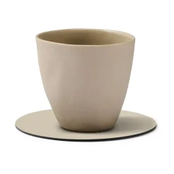 Serene glasonderzetter circle Ø10 cm, Cream