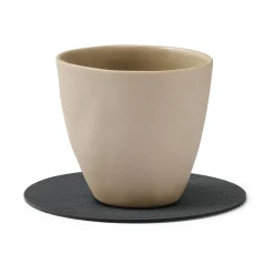 Serene glasonderzetter circle Ø10 cm, Black