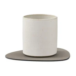 Serene glasonderzetter curve 11x13 cm, Ash