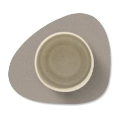 Serene glasonderzetter curve 11x13 cm, Ash