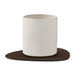 Serene glasonderzetter curve 11x13 cm, Hazel