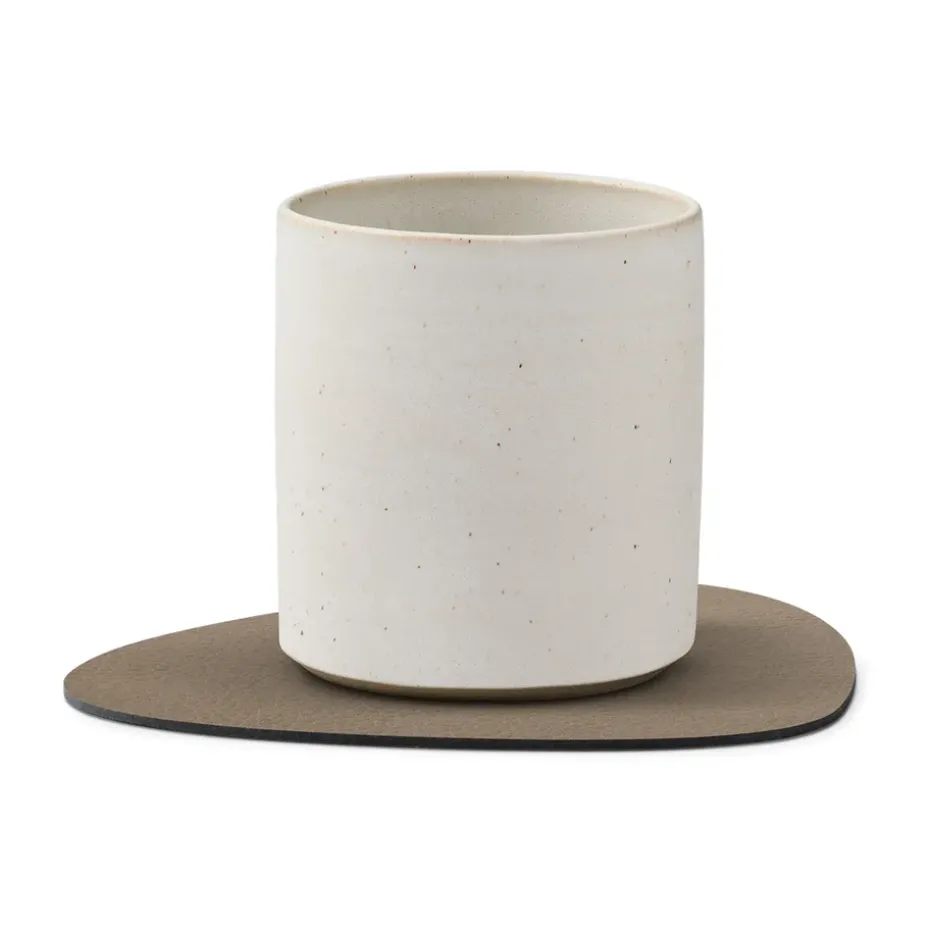 Serene glasonderzetter curve 11x13 cm, Mole Grey