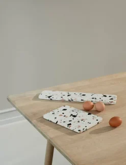 SERVE-IT serveerbord 16 cm, White terrazzo