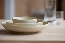 Shoku schaal Ø23 cm, Beige