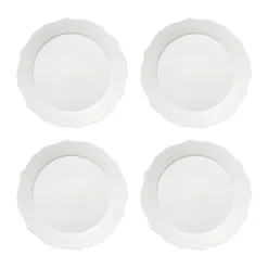Silhouette bord L Ø26 cm 4-pack, White