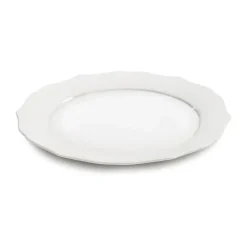 Silhouette bord L Ø26 cm 4-pack, White