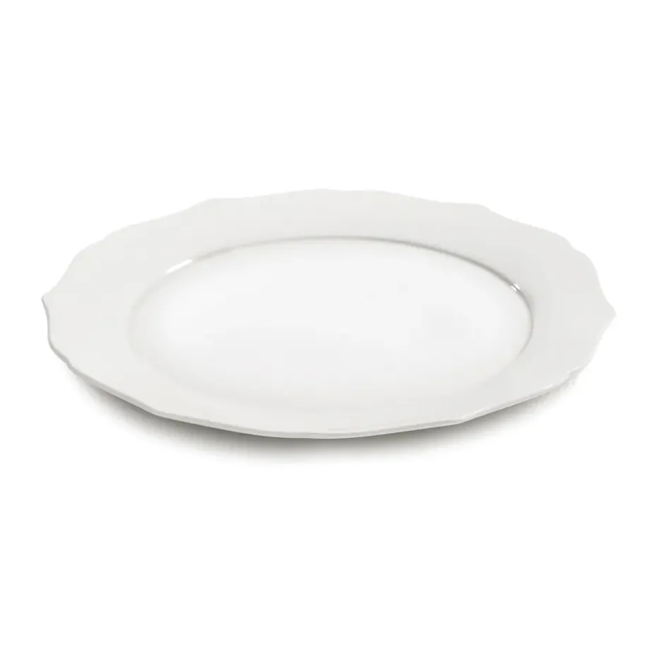 Silhouette bord L Ø26 cm 4-pack, White