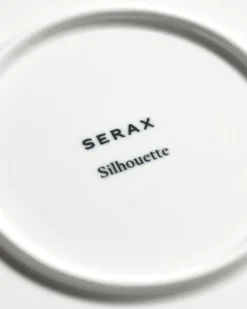 Silhouette bord L Ø26 cm 4-pack, White