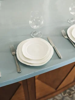 Silhouette bord L Ø26 cm 4-pack, White