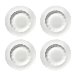 Silhouette diep bord L Ø27 cm 4-pack, White