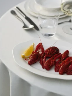 Silhouette ovaal diepe schaal L 21x30 cm 2-pack, White