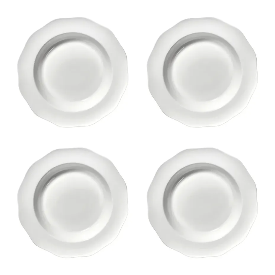 Silhouette pasta bord Ø22 cm 4-pack, White