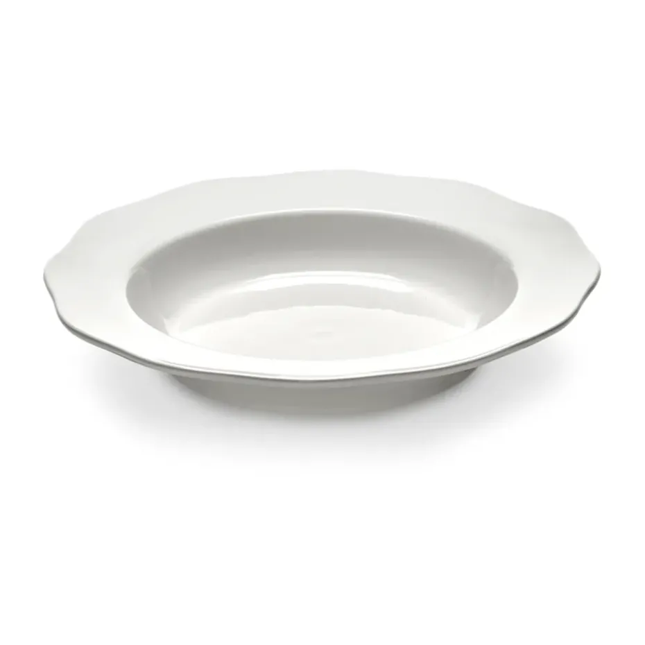 Silhouette pasta bord Ø22 cm 4-pack, White