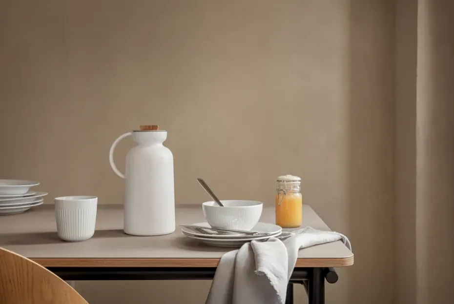 Silhouette thermoskan 1 l, White