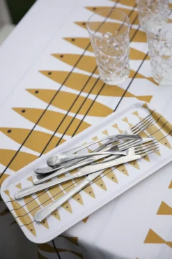 Sill dienblad 15x32 cm, Oker