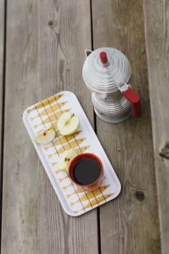 Sill dienblad 15x32 cm, Oker