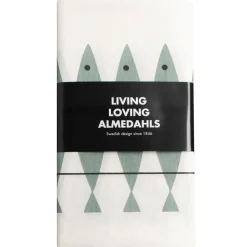 Sill gewaxte stof 145x220 cm, Groengrijs