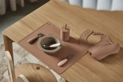 Silly slabbetje siliconen 2-pack, Vanilla-hazel