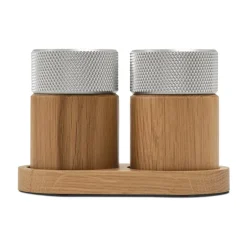 Sina zout- en pepermolen 6 cm, Eik-staal