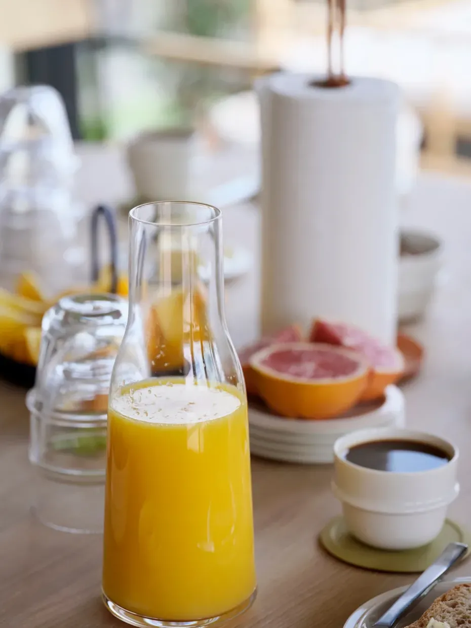 Singles glasonderzetter 6-pack met houder, Leek Green