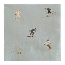 Skiers servet 25-pack, Grey