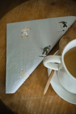 Skiers servet 25-pack, Grey