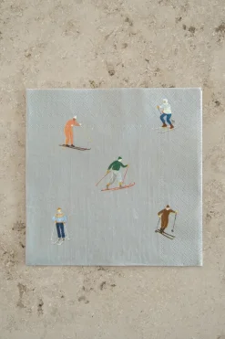 Skiers servet 25-pack, Grey