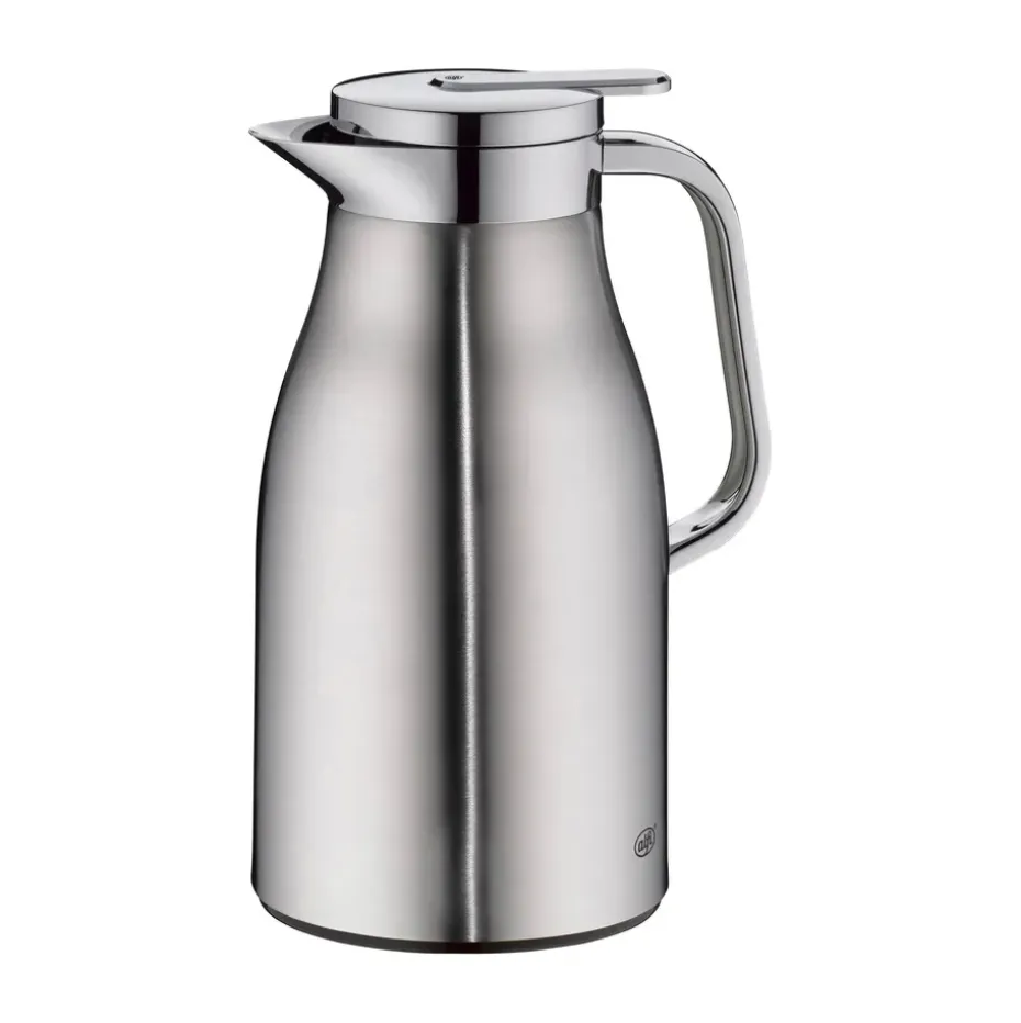 Skyline thermoskan 1 l, Gematteerd staal