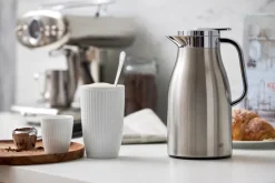 Skyline thermoskan 1 l, Gematteerd staal