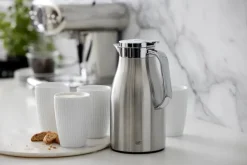 Skyline thermoskan 1 l, Gematteerd staal