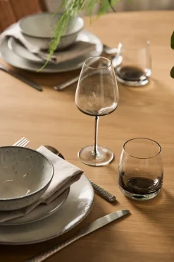 Smoke wit wijnglas, 40 cl.