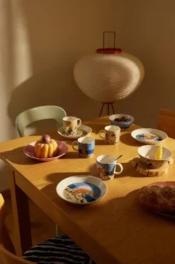 Sniff Moomin bord Ø19 cm, Blauw