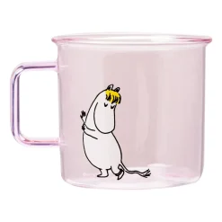 Snorkmaiden glazen mok 35 cl, Roze