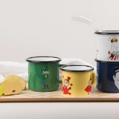Snusmumriken emaillen mok 37 cl, Groen