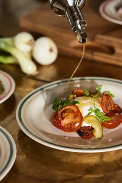 Sobremesa bord Ø24,5 cm 2-pack, Green-sand