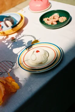 Sobremesa bord Ø18,5 cm 2-pack, Red