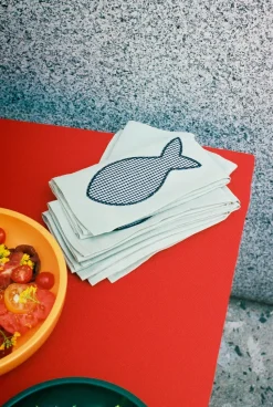 Sobremesa linnen servet 45x45 cm 4-pack, Green