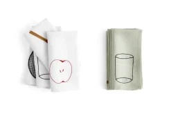 Sobremesa linnen servet 45x45 cm 4-pack, Green