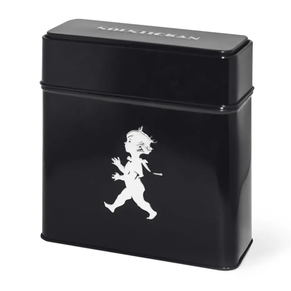 Solstickan koffiefilterblik 15,4x17 cm, Zwart