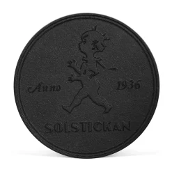 Solstickan pannenonderzetter Ø19 cm, Zwart