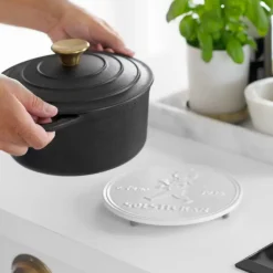 Solstickan pannenonderzetter Ø19 cm, Wit