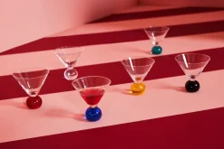 Spice glas 24 cl 2-pack, Rood-transparant