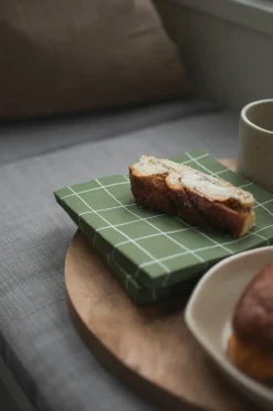 Square papieren servet 33x33 cm 20-pack, Groen