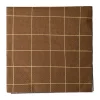 Square papieren servet 33x33 cm 20-pack, Brown