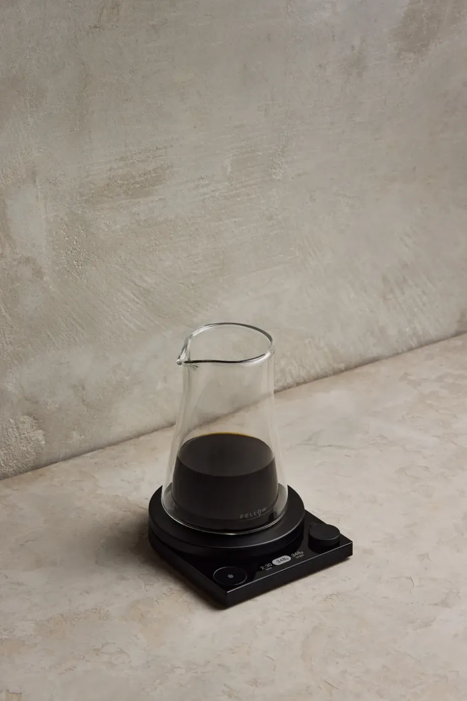 Stagg XF pour-over set, Matte black-clear glass