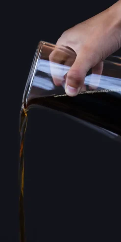 Stagg XF pour-over set, Matte black-clear glass