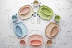 Staub kinderservies 4-delig, Bruin