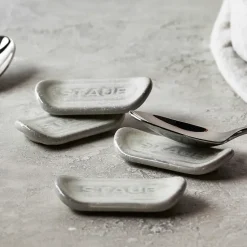 Staub New White Truffle bestekhouder 4-pack, 6 cm