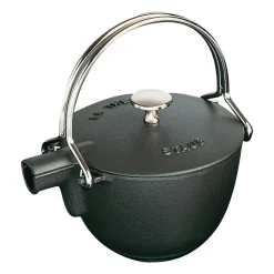Staub ronde theekan 1,15 L, Zwart
